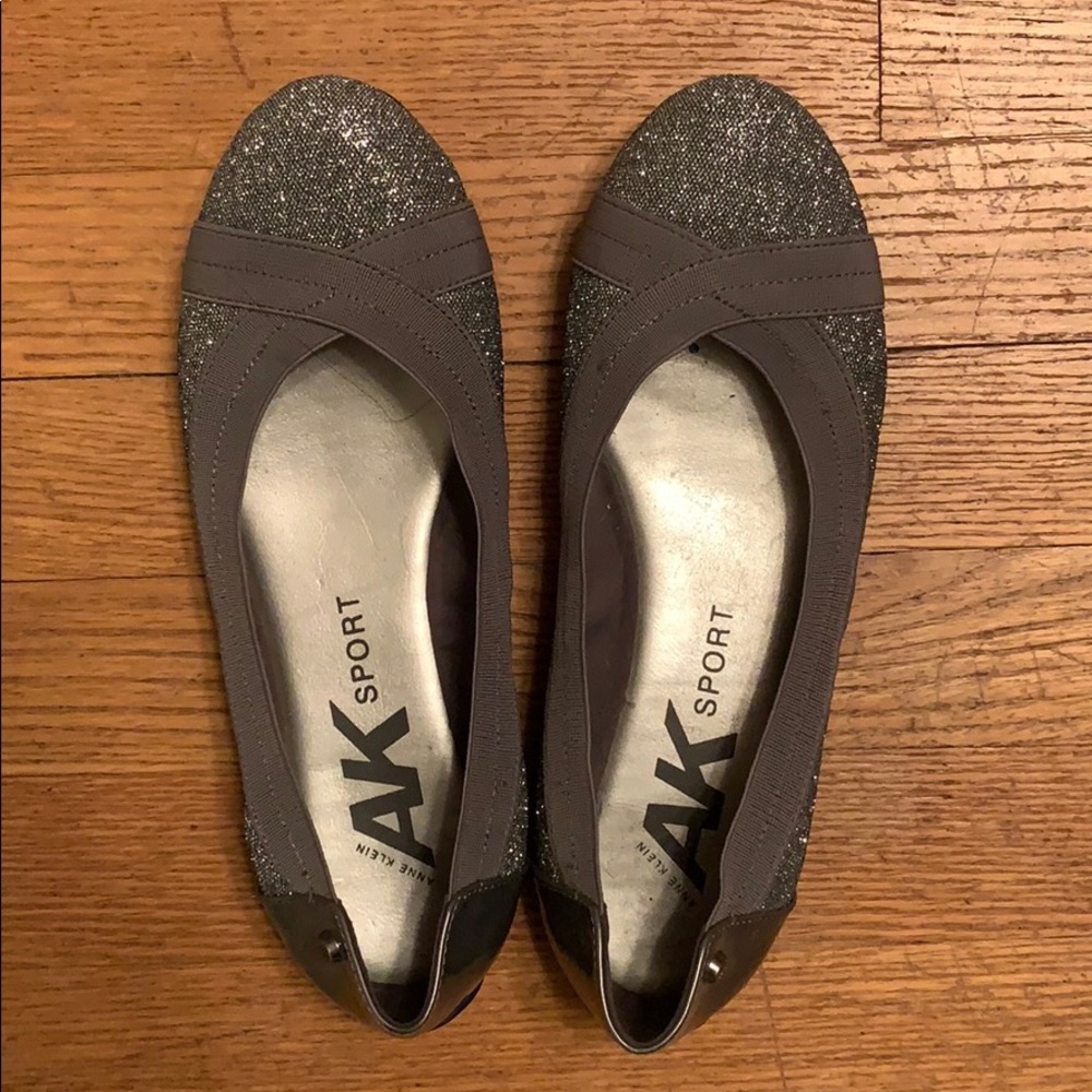 Sparkly slip ons